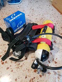 Bombola 7 litri + erogatore Oceanic Delta INT