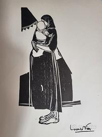 Lorenzo Viani set di n. 3 xilografie.