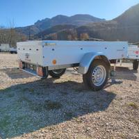 Carrello rimorchio auto mono asse frenato