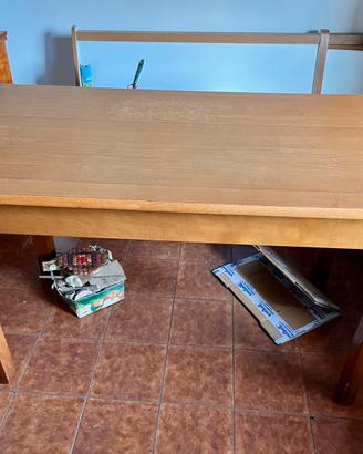 Tavolo in legno 130x70