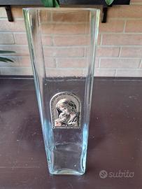 Vaso per fiori in vetro