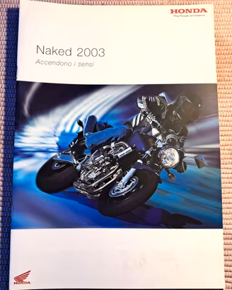 3 Dépliant Moto Honda Naked '03 '05 + Maxi Poster