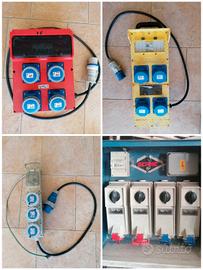 4 quadri elettrici da cantiere