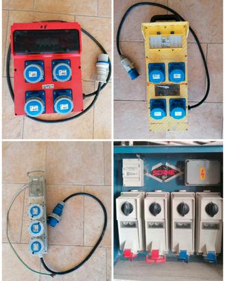 4 quadri elettrici da cantiere