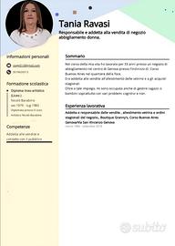 Addetta alle vendite/settore abbigliamento