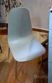 Sedie in Poliuretano, Grigie