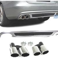 DIFFUSORE AUDI A4 B8 SEDAN AVANT 07-11 LOOK S LINE