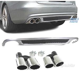 DIFFUSORE AUDI A4 B8 SEDAN AVANT 07-11 LOOK S LINE