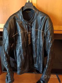 giacca moto in pelle Tschul
