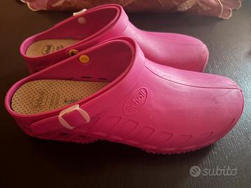 Scholl Clog Evo Zoccoli Sanitari fucsia