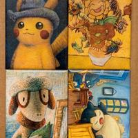 Pokemon Center x Van Gogh Museum Magnet Set