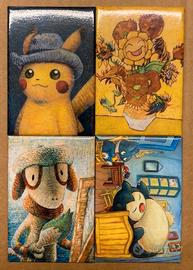 Pokemon Center x Van Gogh Museum Magnet Set