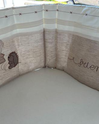 Kit paracolpi per lettino coperta e piumino