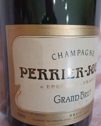 bottiglione Perrier Jouet tappato vuoto 6 litri