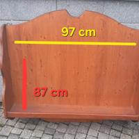 grande mensola in legno, salvaspazio 