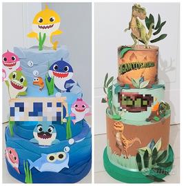 Torte scenografiche in polistirolo e gomma EVA