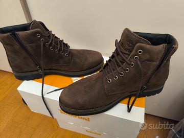 scarpe uomo Timberland 41,5 new marroni stivaletti
