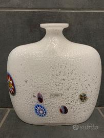 Grande vaso in vetro di Murano con murrine