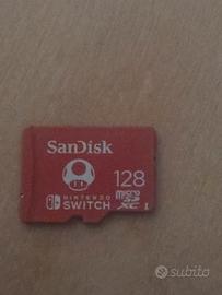sd 128gb per nintendo switch  e lite 