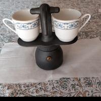 caffettiera 2 tazze design 