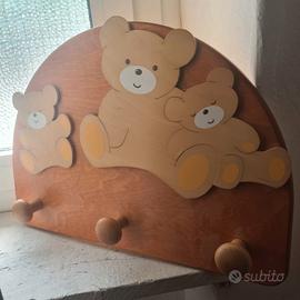 Orsetti  appendiabito perfetto stanza bambini