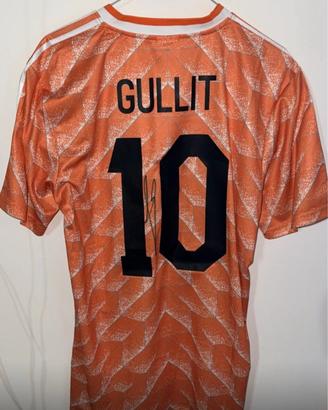 Maglia autografata Ruud Gullit con prova
