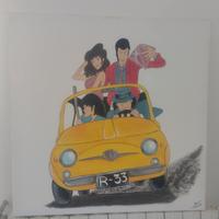 quadro su tela lupin