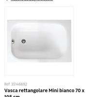 Vasca da bagno nuova  + pannello di rivestimento f