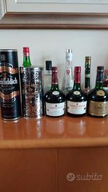 10 BOTTIGLIE VINTAGE 25 ANNI WHISKY -COGNAC GRAPPA
