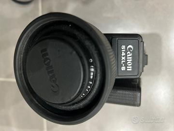 Canon 514xl-s +2 flash +custodia e valigetta 400 e