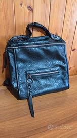 Borsa / Zainetto in vera pelle nera