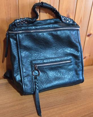 Borsa / Zainetto in vera pelle nera
