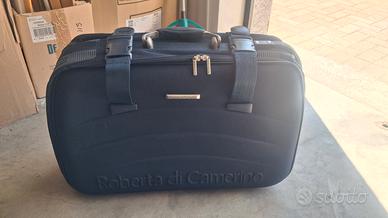 Valigia blu scuro Roberta di Camerino