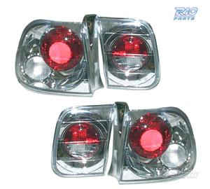 FANALI PER HONDA CIVIC 4P 96- LOOK LEXUS FONDO CRO
