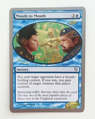 1x "Mouth to mouth" vintage uncommon ENG MTG NM 