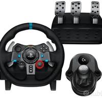 volante g29 con pedaliera e cambio manuale