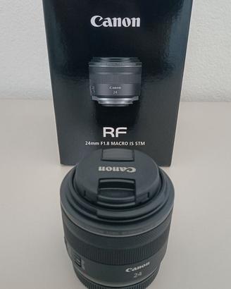 Canon RF 24mm F1.8 Macro IS STM pari al nuovo