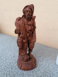 scultura vintage in argilla