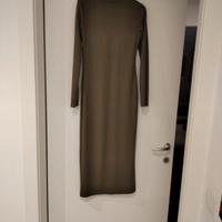 vestito lungo verde militare