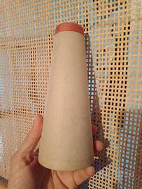 10 coni in cartone per filati creative