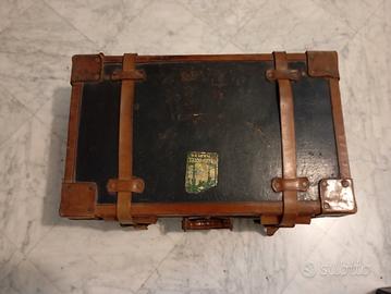 valigia pelle anni 40 50 