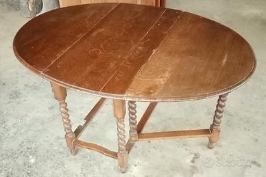 Tavolo ovale ripiegabile