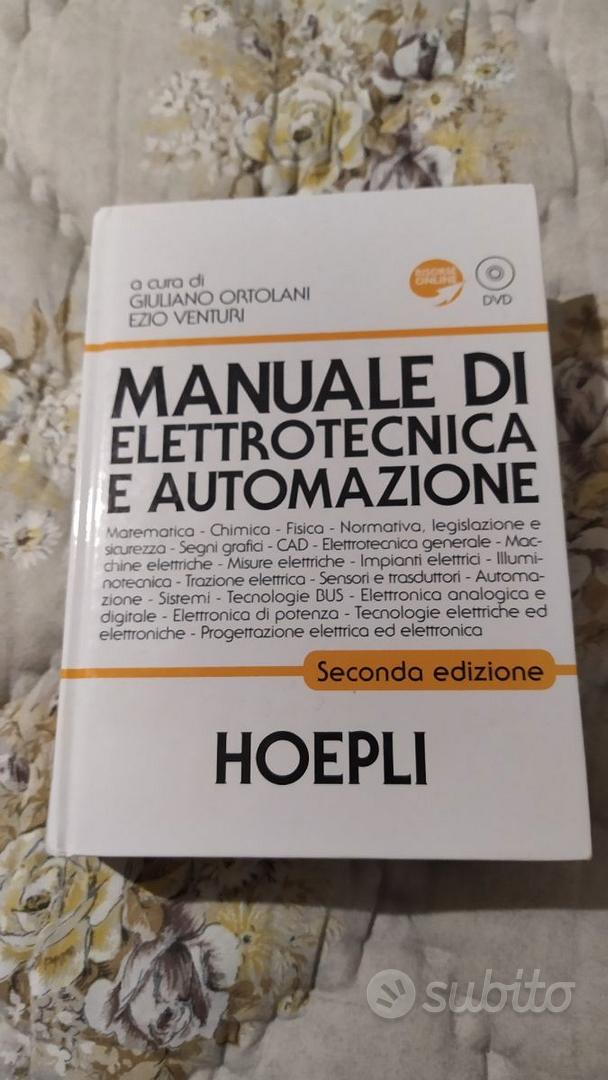 Manuale di Elettrotecnica e Automazione HOEPLI - Libri e Riviste In vendita  a Macerata