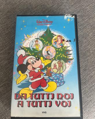 Vhs “Da tutti noi a tutti voi” Walt Disney