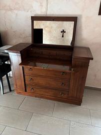 Camera da letto in legno Noce Nazionale