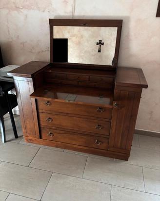 Camera da letto in legno Noce Nazionale