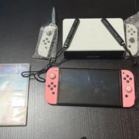 Nintendo Switch OLED + Pro Controller