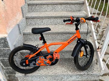 Bici bambino Btwin 500 Robot 16 pollici 4-6 anni