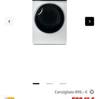 Asciugatrice 10Kg + estensione garanzia  8 anni