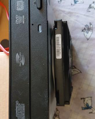 Hard Disk+Lettore dvd+Antenna